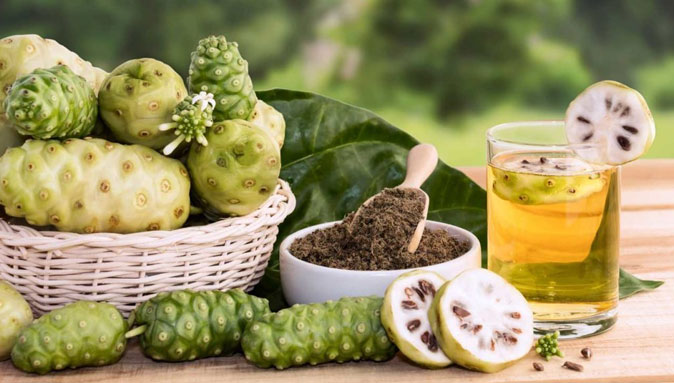 Uống nước ép trái nhàu để tăng cường sức đề kháng và giảm viêm, giảm ngứa da mặt hiệu quả